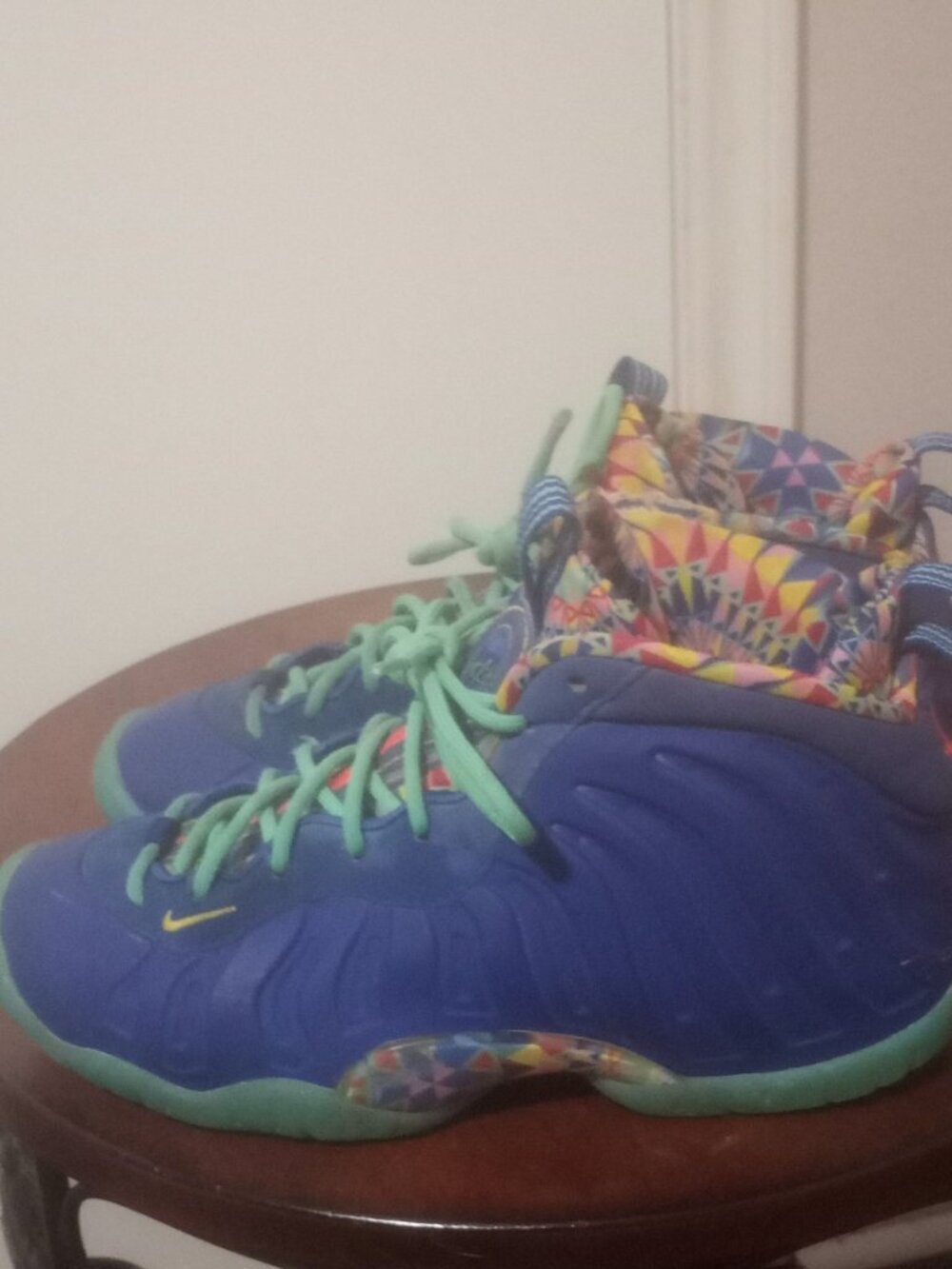 Nike Little Posite One ASW Kaleidoscope DZ5190-400 Kid's Size 4.5Y Sneakers - Picture 9 of 14